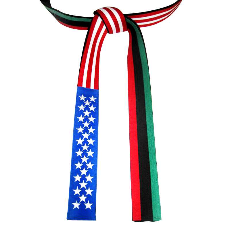 USA and Pan-African Flag Belt